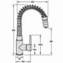 CDA TM1CH Single Lever Tap with Pull-out Spray