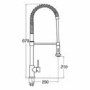 GRADE A1 - CDA TM30SS Contemporary Professional Coil Tap Stainless Steel