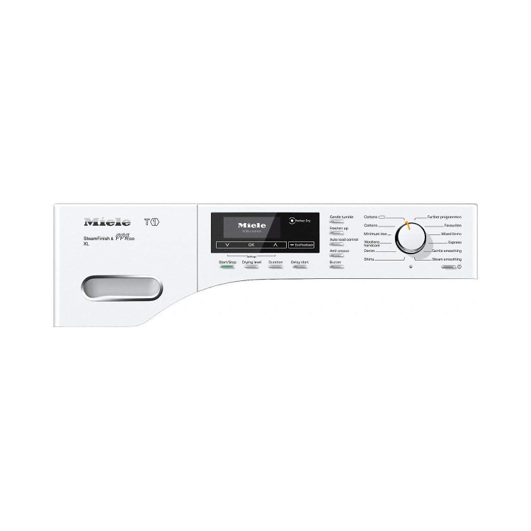 Miele TMR840WP 9kg Freestanding Heat Pump Condenser Tumble Dryer With Perfect Dry & FragranceDos - White