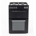 A2/TMRDF60B Refurbished Tesla Series 3 60cm Freestanding Dual Fuel Cooker - Black