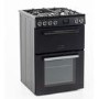 Tesla Series 3 60cm Dual Fuel Cooker - Black