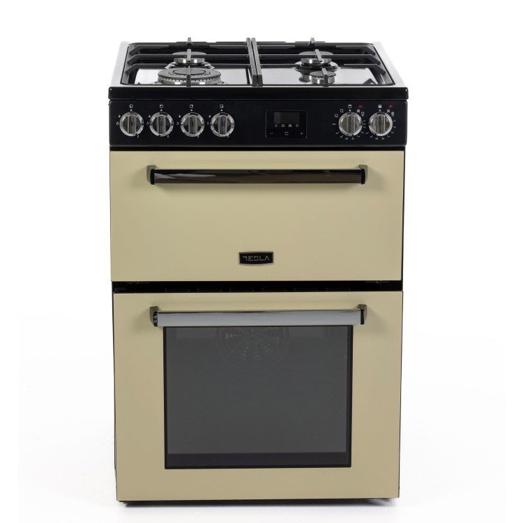 Tesla Series 3 60cm Dual Fuel Cooker - Cream