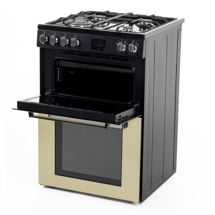 Tesla Series 3 60cm Dual Fuel Cooker - Cream