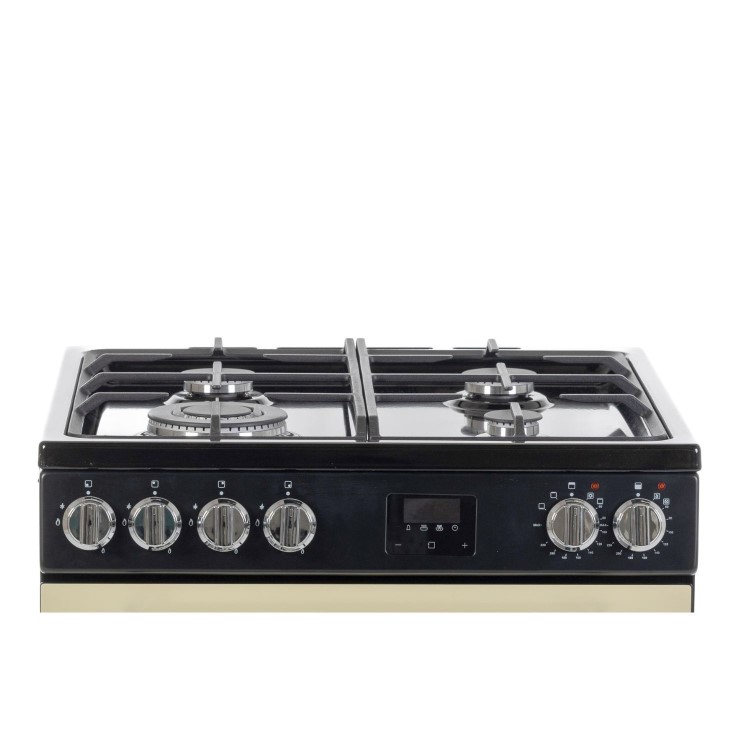 Tesla Series 3 60cm Dual Fuel Cooker - Cream