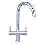 GRADE A1 - Taylor & Moore Dual Lever Kitchen Sink Mixer Tap
