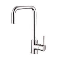 Chrome Single Lever Monobloc Kitchen Mixer Tap - Enza Elwood 