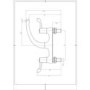 Taylor & Moore Two Hole Kitchen Sink Mixer Tap