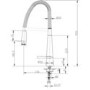 Enza Hervey Chrome Single Lever Pull Out Kitchen Mixer Tap