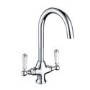 GRADE A2 - Taylor & Moore TMT039 Dual Lever Victorian Kitchen Mixer Tap