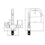 GRADE A1 - Taylor & Moore Instant Boiling Water Kitchen Sink Mixer Tap with Anti Bacterial and Anti Limescale Water Filter