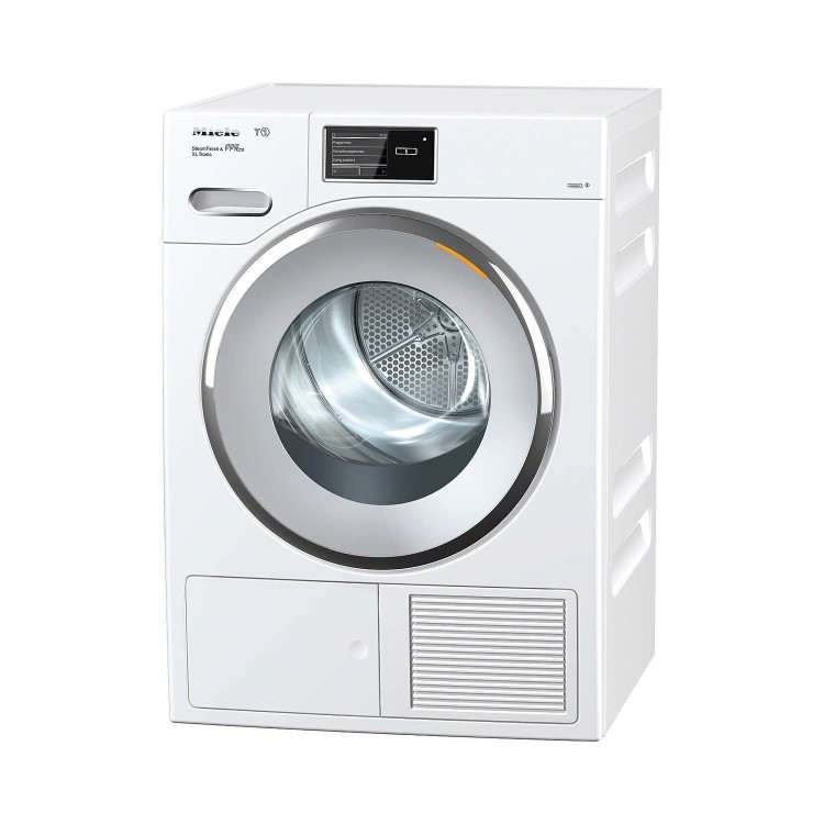 Miele TMV840WP 9kg Freestanding Heat Pump Condenser Tumble Dryer White