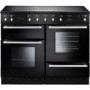 Rangemaster 64370 Toledo 110cm Electric Range Cooker With Ceramic Hob - Gloss Black
