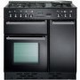 Rangemaster 72850 Toledo 90cm Dual Fuel Range Cooker - Gloss Black