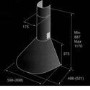 Elica TONDA60 Tonda 60cm Chimney Cooker Hood Stainless Steel