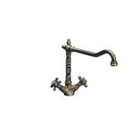 Astracast TP0034 Camarge Twin Dial Single Flow Tap - Bronze