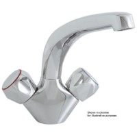 Astracast TP0054 Dove Twin Dial Dual Flow Tap - Champagne