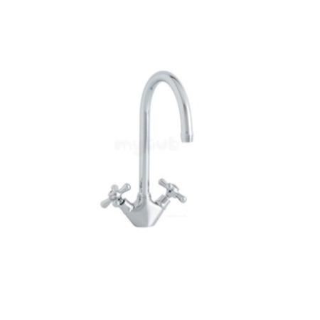 Astracast TP0088 Bentley Twin Dial Single Flow Tap - Chrome