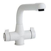 Astracast TP0333 Targa Twin Dial Dual Flow Tap in White