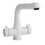 Astracast TP0333 Targa Twin Dial Dual Flow Tap in White