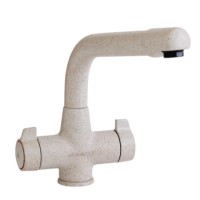 Astracast TP0334 Targa Twin Dial Dual Flow Tap in Island Sand