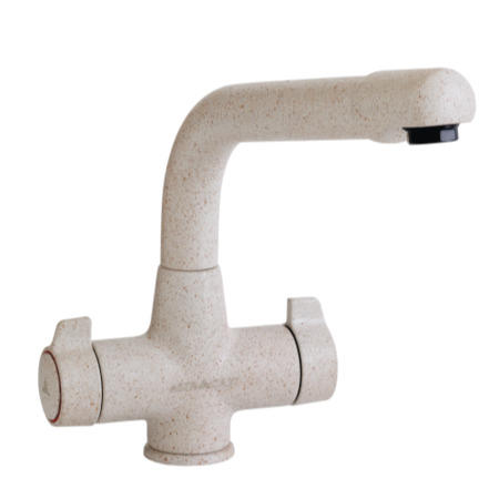 Astracast TP0334 Targa Twin Dial Dual Flow Tap in Island Sand
