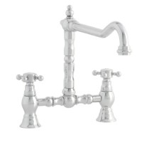 Astracast TP0430 Camarge Bridge Twin Dial Single Flow Tap - Chrome