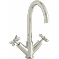Astracast TP0438 Ocean Twin Dial Monobloc Tap - Brushed Steel
