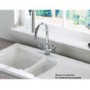 Astracast TP0438 Ocean Twin Dial Monobloc Tap - Brushed Steel