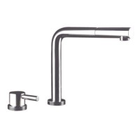 Astracast TP0448 Conforto Single Separate Lever Single Flow Tap in Chrome