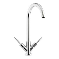 Astracast TP0759 V Form' Twin Lever Single Flow Tap in Chrome