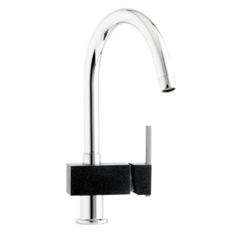 Astracast TP0762 Tybers Single Lever Mixer Tap in Chrome & Black