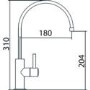 GRADE A1 - As new but box opened - Astracast TP0765 Vida Brushed Steel Single Lever SpringFlow Filter Water Tap