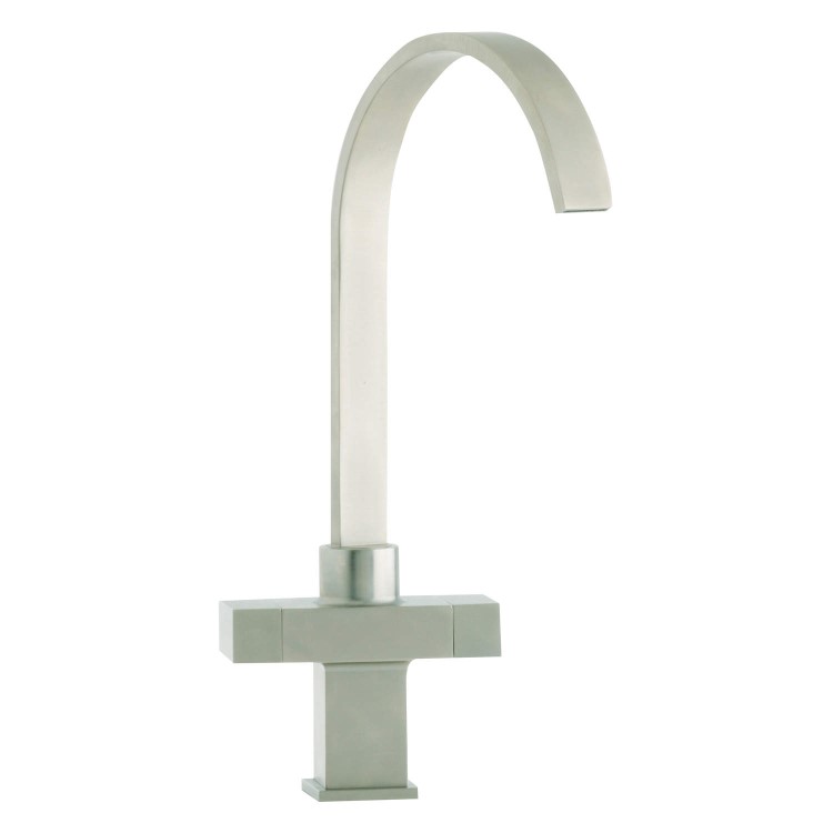 Astracast TP0774 Planar Twin Dial Single Flow Tap in Brushed Steel
