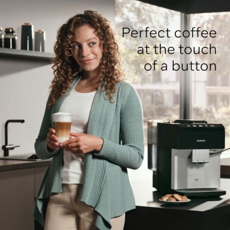 Siemens EQ500 Fully Automatic Bean To Cup Freestanding Coffee Machine - Black