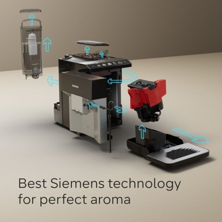 Siemens EQ500 Fully Automatic Bean To Cup Freestanding Coffee Machine - Black