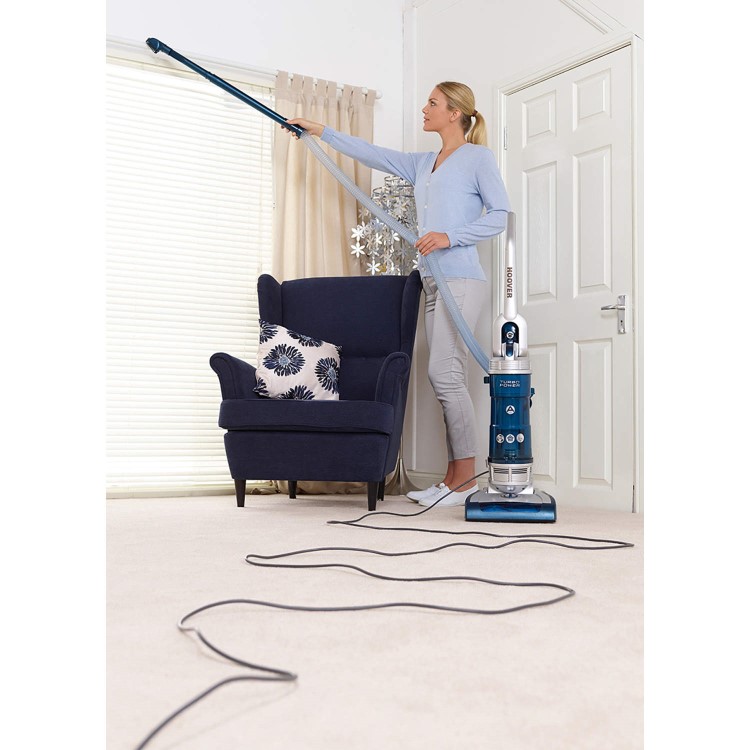 Hoover TP71TP04001 Turbo Power Pets 750W Upright Vacuum Cleaner Blue And Grey