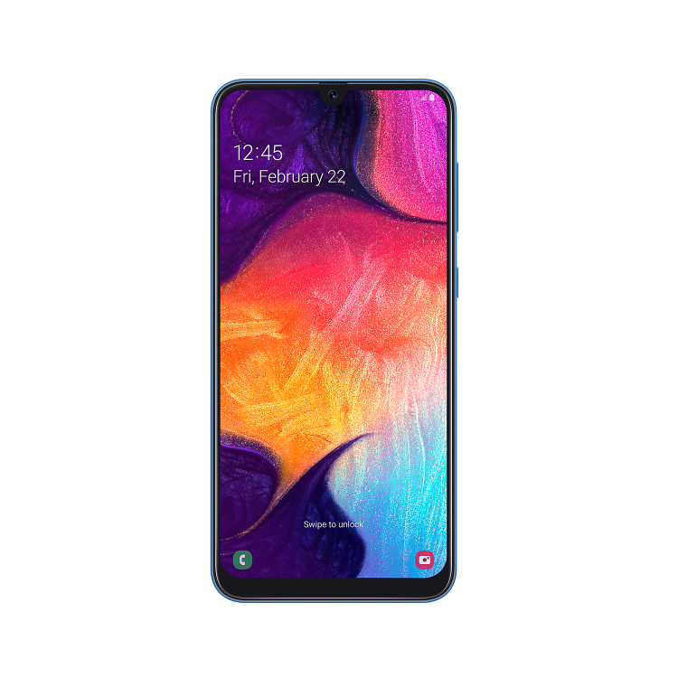 Grade A1 Samsung Galaxy A50 Blue 6.4" 128GB 4G Dual SIM Unlocked & SIM Free