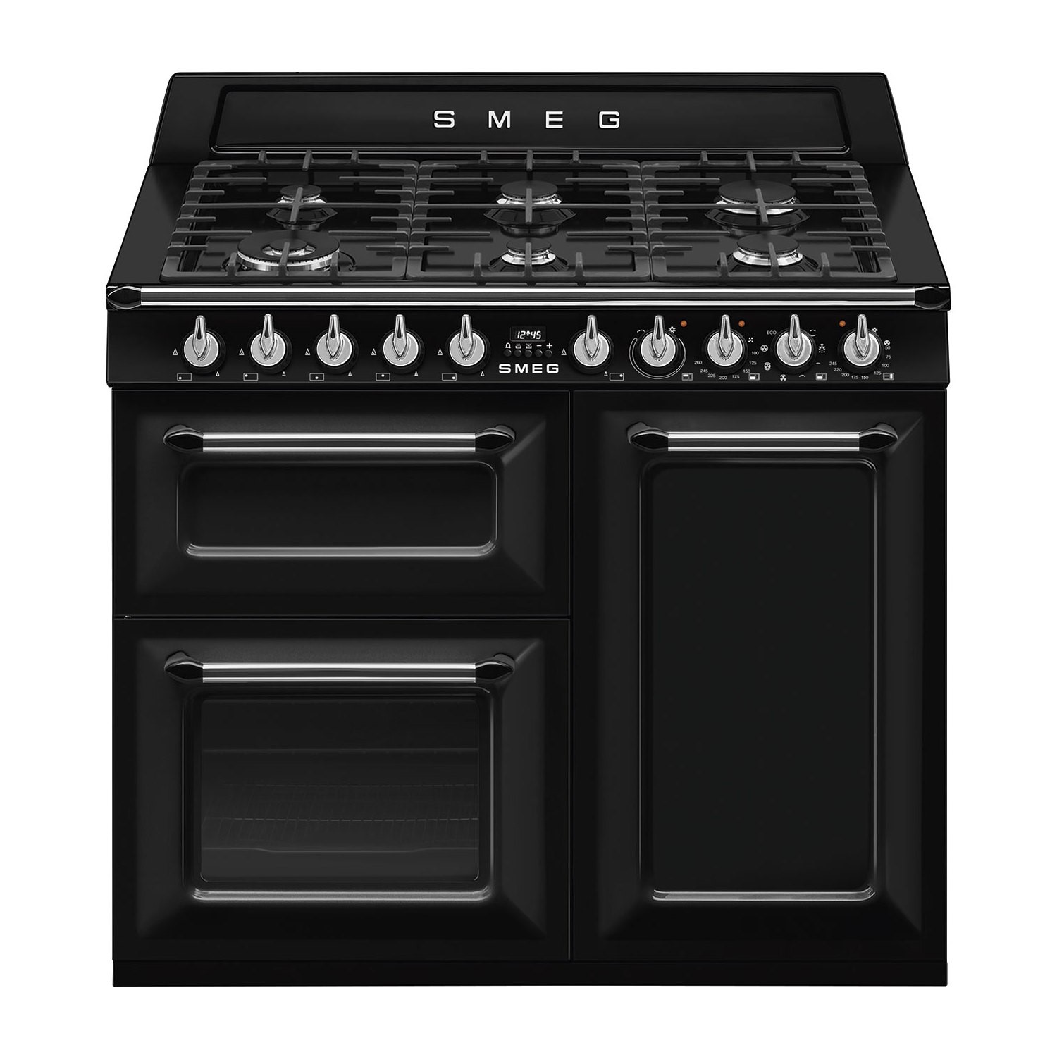 Smeg Victoria 100Cm Dual Fuel Range Cooker  TR103BL