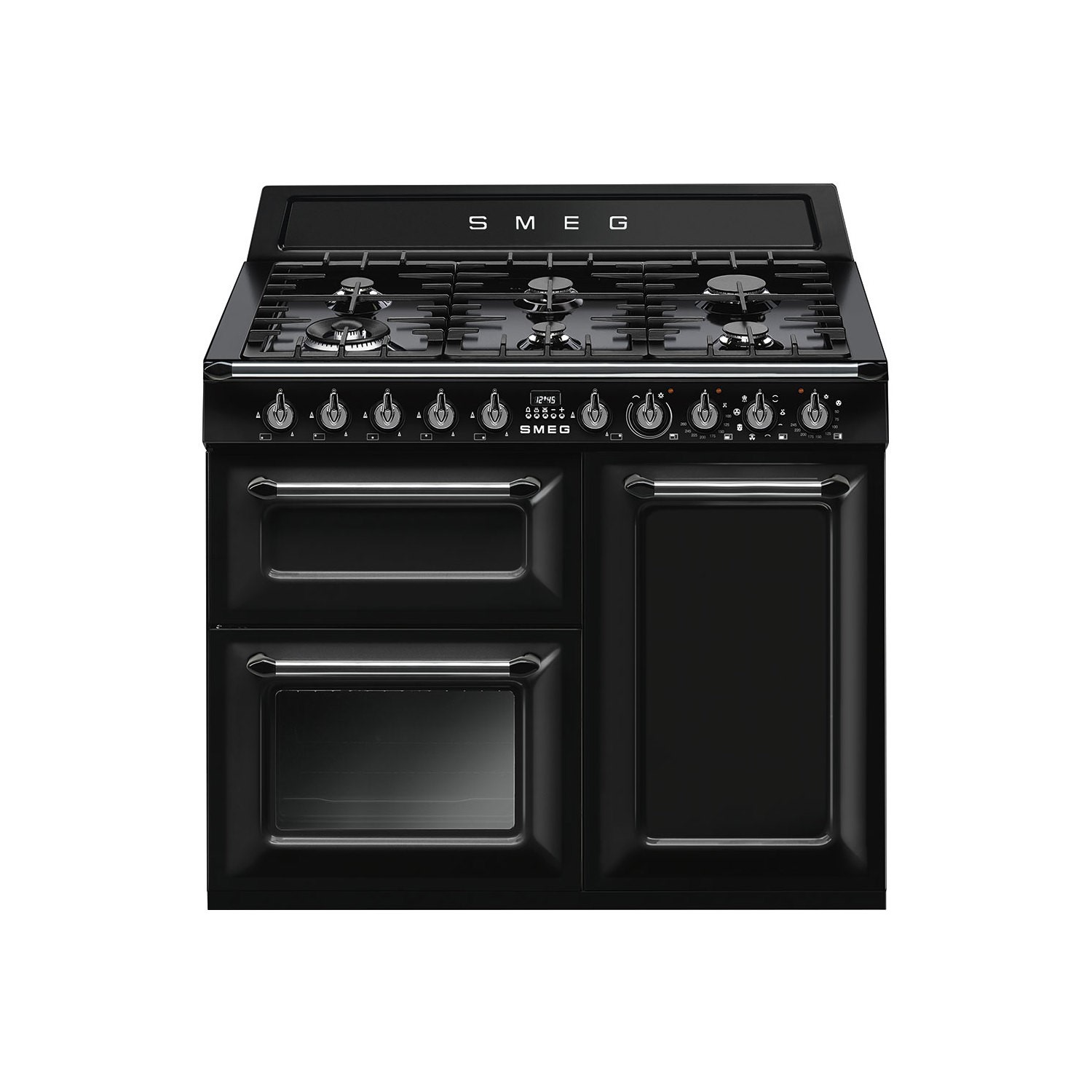 Smeg Victoria 100Cm Dual Fuel Range Cooker  TR103BL