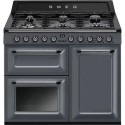 TR103GR Smeg Victoria 100cm Dual Fuel Range Cooker - Slate Grey