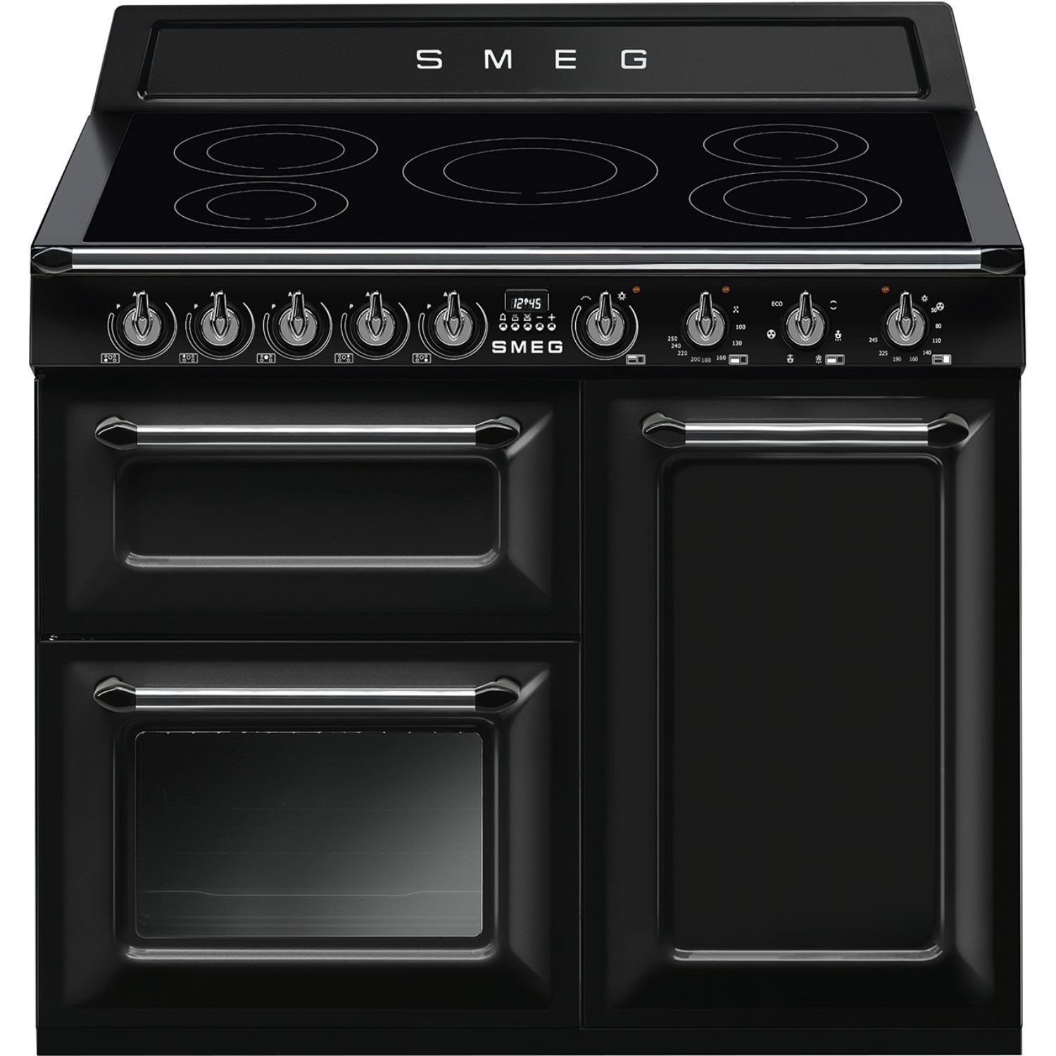 Smeg Victoria 100cm Electric Range Cooker - Black