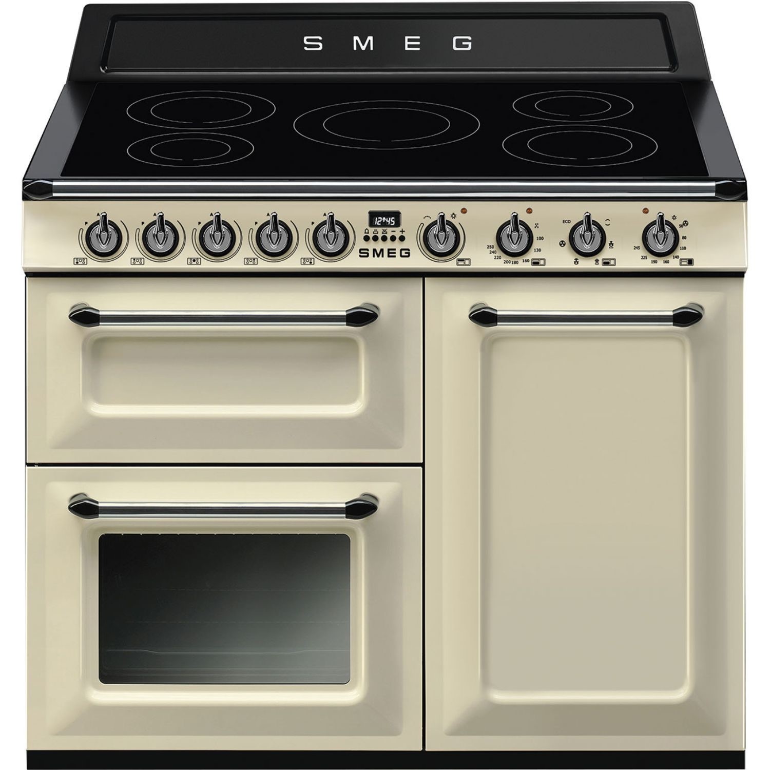 Smeg Victoria 100cm Electric Range Cooker - Cream