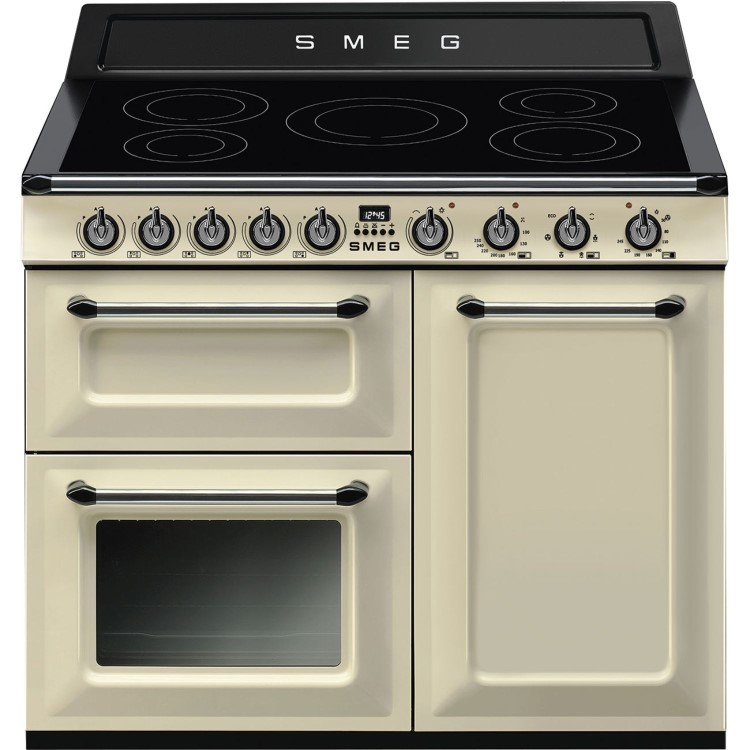 Smeg Victoria 100cm Electric Range Cooker - Cream