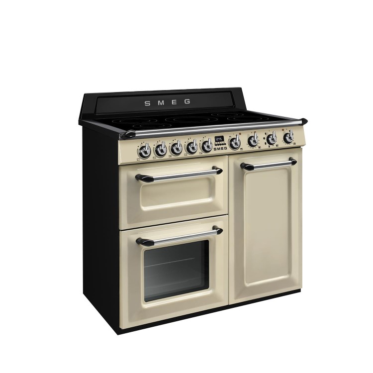 Smeg Victoria 100cm Electric Range Cooker - Cream