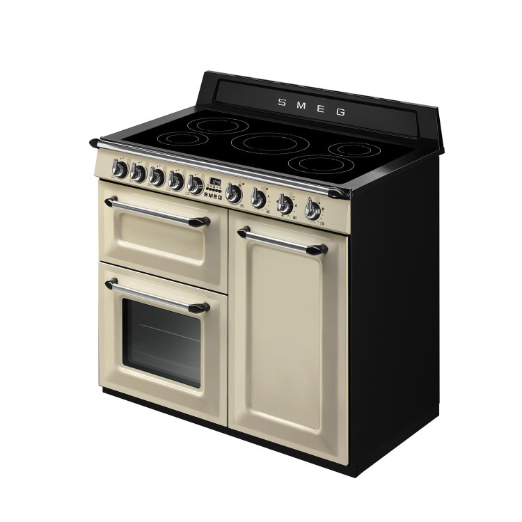Smeg Victoria 100cm Electric Range Cooker - Cream