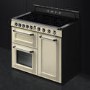 GRADE A2 - Smeg TR103IP 100cm Victoria Gloss Cream Three Cavity Traditional Cooker with Side Opening