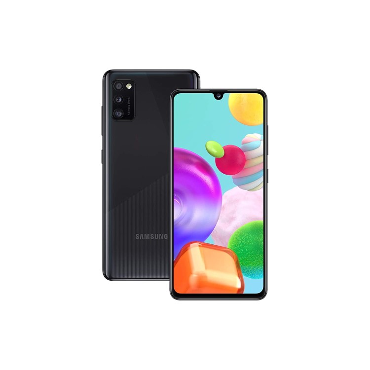 Refurbished Samsung Galaxy A41 Prism Crush Black 6.1" 64GB 4G Unlocked & SIM Free Smartphone