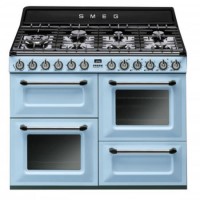 Smeg Victoria 110cm Dual Fuel Range Cooker - Pastel Blue Smeg Victoria 110cm Dual Fuel Range Cooker - Pastel Blue