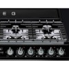 Smeg TR4110BL1 Victoria Traditional 110cm Dual Fuel Range Cooker - Black