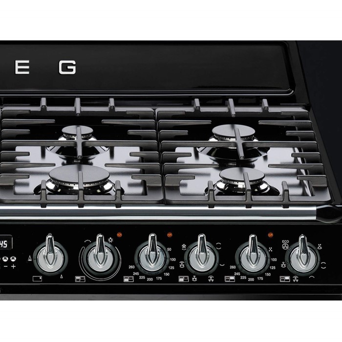 Smeg TR4110BL1 Victoria Traditional 110cm Dual Fuel Range Cooker